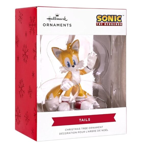 Hallmark Yellow Resin Sonic The Hedgehog Tails Christmas Tree Hanging Ornament - Picture 1 of 5